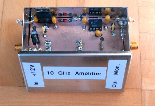 10GHz 200mW amplifier