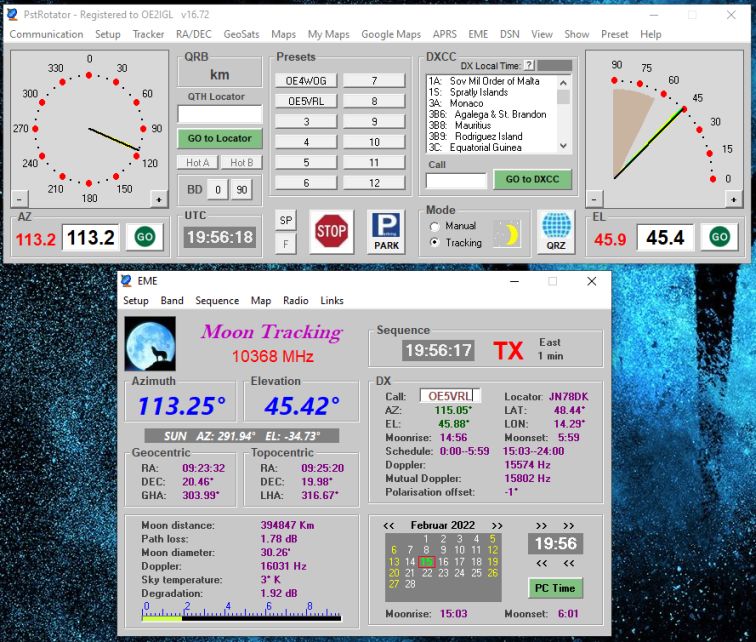 EME tracker