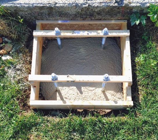 concrete foundation